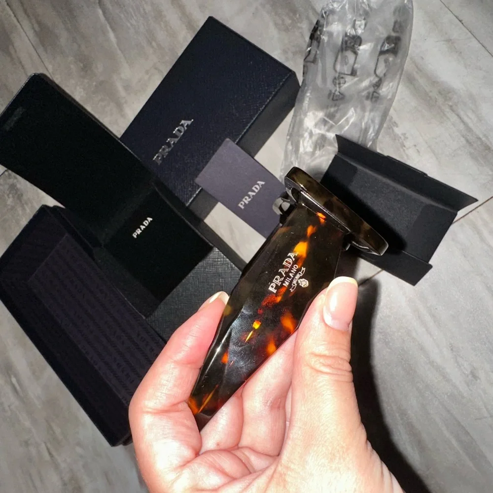Prada Brown Tortoise Sunglasses - Picture 9 of 17